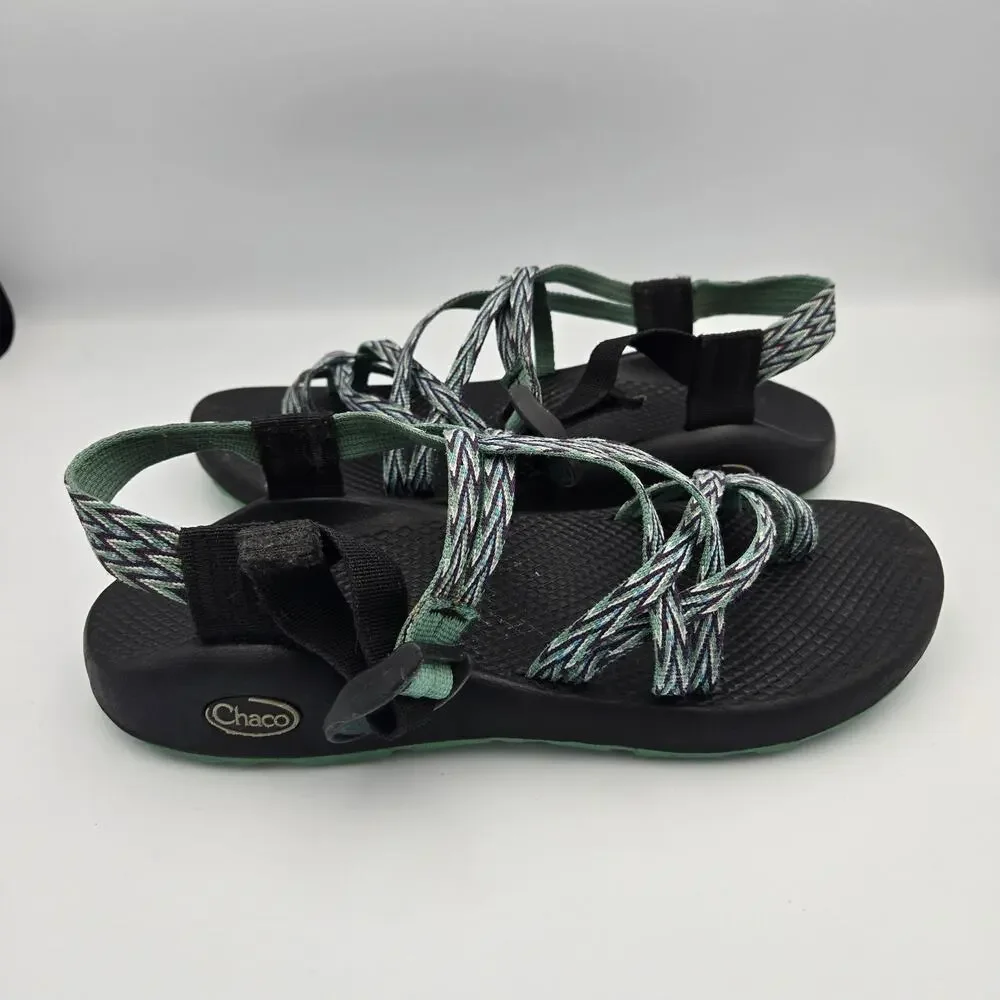 Chaco ZX/2 Classic Sandals Multicolor, Green/Blue – Women’s 9